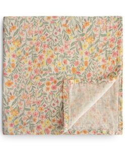 Mushie Swaddle Pastel Blooms