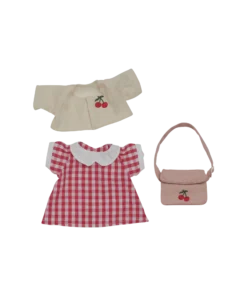 OlliElla Cherry Gingham Outfit Set