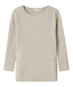 Name It Wax Wool Rib Genser Nacreius Cloud