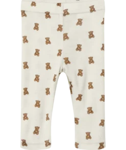Lil Atelier Nalu Legging Slim Wool Turteldove/Bear