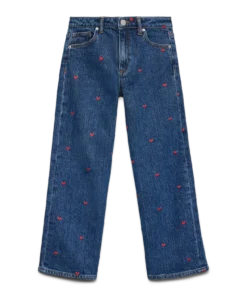 Vero Moda Girls Tessa Wide Jeans Hearts