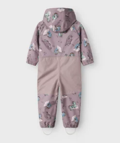 Alternative view of Name It Alfa08 Softshell Dress Purlpe Dove/Unicorns