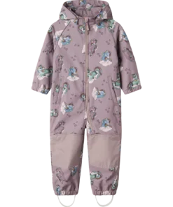 Name It Alfa08 Softshell Dress Purlpe Dove/Unicorns