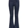 Kids Only Grain Reg Flared Denim Dark Blue Denim