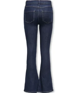 Alternative view of Kids Only Grain Reg Flared Denim Dark Blue Denim