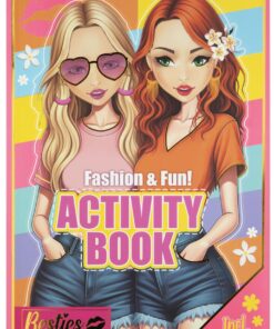 Besties Fashion And Fun Aktvitetsbok M/Klistremerker