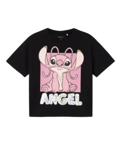 Name It Nyri Stitch T-Skjorte Black