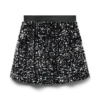 Vero Moda Girls Bella Sequin Skirt Black