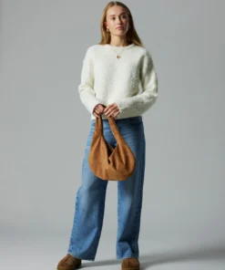 LMTD Froucle Short Knit Antique White