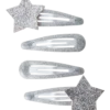Name It Frosa Hårspenner 4 stk Silver/Stars