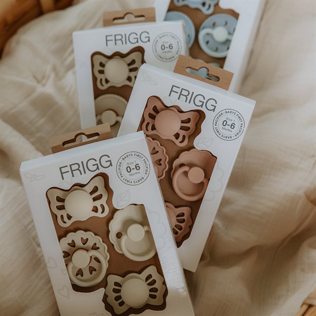 FRIGG Babys første smokk Blomsterhjerte (Blush) 0-6mnd - Image 3
