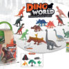 Dinosaur 40 Stk i Bærbar Boks