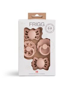 FRIGG Babys første smokk Blomsterhjerte (Blush) 0-6mnd