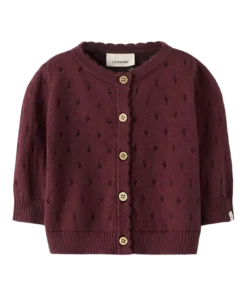 Lil Atelier Fnimi Knit Cardigan Catawba Grape