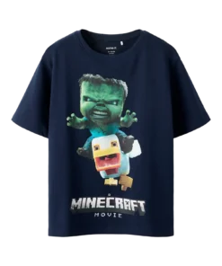 Name It Mnif Minecraft T-Shirt Navy Blazer