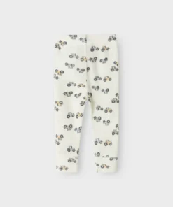 Alternative view of Name It Baby Wang Wool Needle Longjohn Coconut Milk