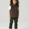 Name It Miller Sherpa Vest Chocolate Brown