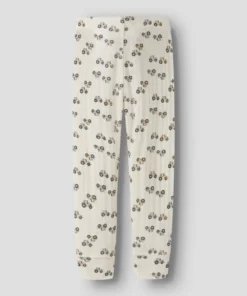 Alternative view of Name It Wang Wool Needle Legging Coconut Milk