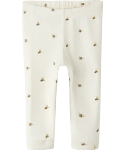 Lil Atelier Gayo Slim Leggings Coconut Milk/Bee