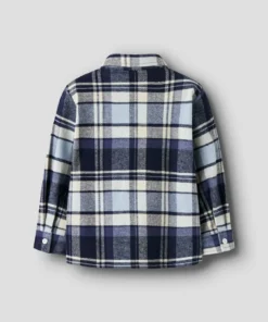 Alternative view of Name It Detul Overshirt Blue Fog