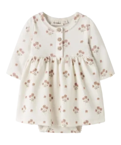 Lil Atelier Flayo Body Dress/Flower Pink Coconut Milk