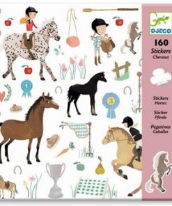 Klistremerker, hester - Djeco