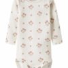 Lil Atelier Layo Slim Body Coconut milk/pink flower