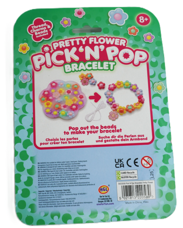 Pocket Money Pick N Pop Bracelets Pretty Flower - Image 2