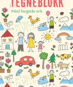 Tegneblokk Fargede Ark