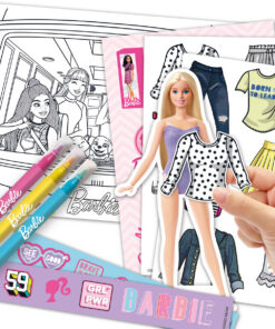 Alternative view of Barbie klistremerke hobbysett