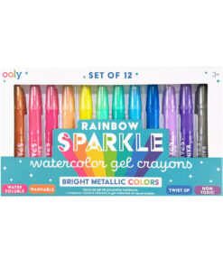 OOLY - Gel-fargestifter 12 stk - Rainbow Sparkle Watercolor Metallic