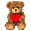Teddy Hermann – Brun teddybjørn med hjerte 20 cm