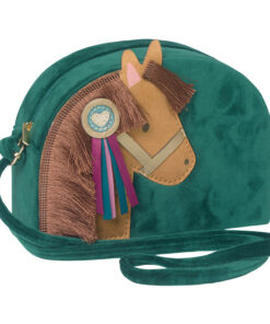Mimi & Lula - skulderveske - Green Velvet Pony Pals