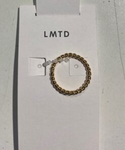 LMTD Petit Braided Ring Gold