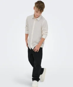 Alternative view of Only And Sons Caiden Life Linen Shirt White