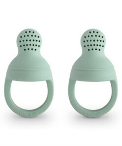 Mushie Fresh Silicone Food Fedders Camprigde Blue