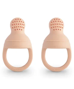 Mushie Fresh Silicone Food Fedders Blush