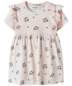 Lil Atelier Gayo Body Dress Strawberry