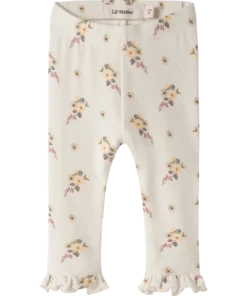 Lil Atelier Gayo Slim leggings Coconut Milk
