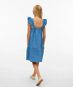 Alternative view of Vero Moda Girls Holly Dress Light Blue Denim