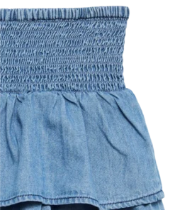 Alternative view of Vero Moda Girls Mida Emma Smock Layer Skirt Denim