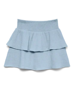 Vero Moda Girls Natali HW Smock Skirt Chasmere Blue