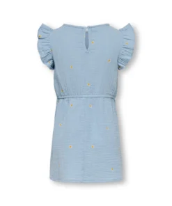 Alternative view of Kids Only Thyra Frill Dress Chasmere Blue/Daisy