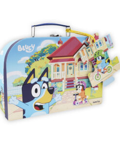 Bluey - Koffert med puslespill