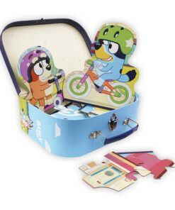 Alternative view of Bluey - Koffert med puslespill
