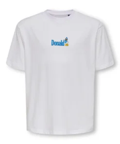 Only And Sons Donald Duck Life T-Shirt Bright White