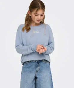 Kids Only Philea Life Loose Sweat Soft Chambray Milkshake