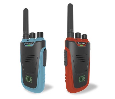 Kidywolf walkie talkie rød/blå
