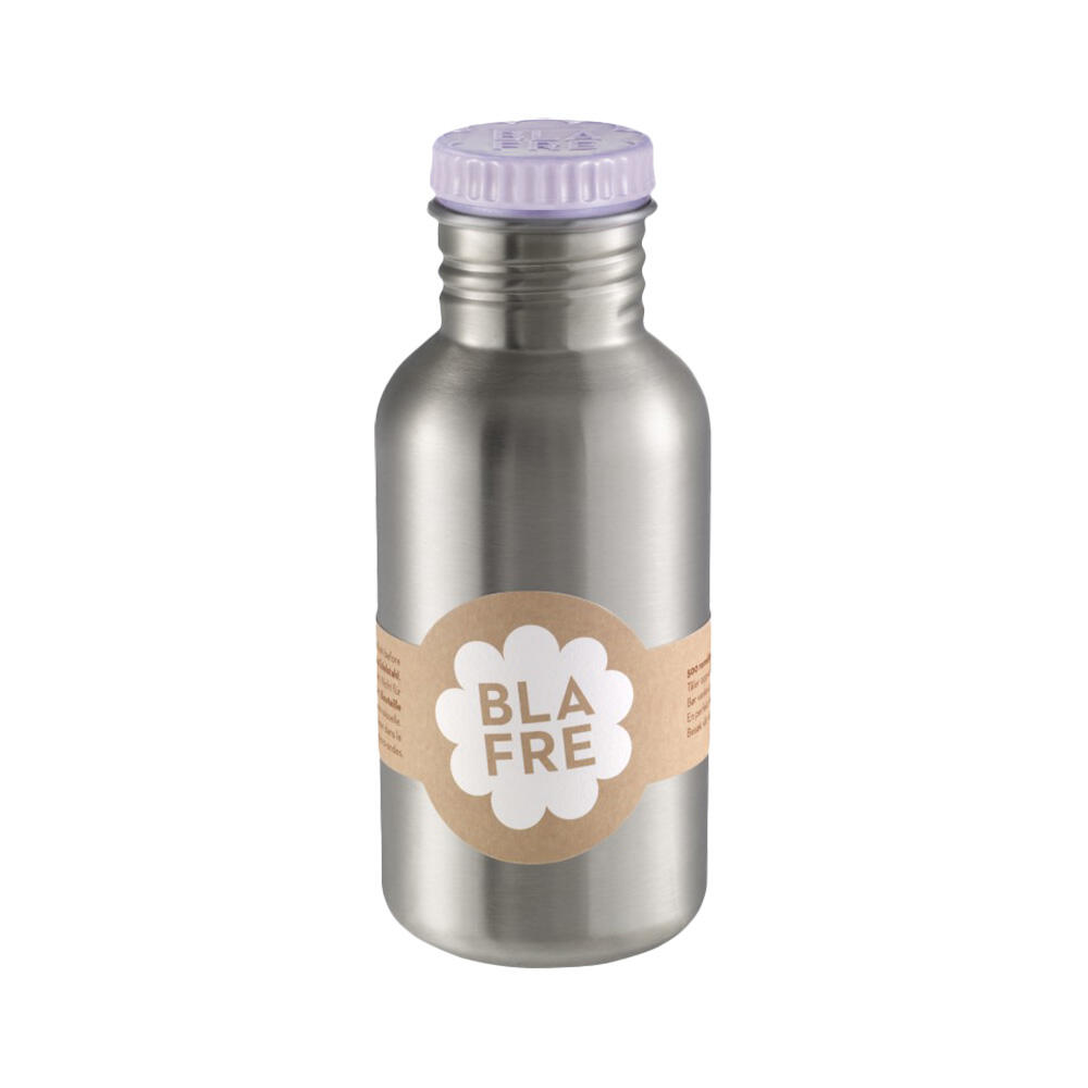 Stålflaske 500ml Lys Lilla