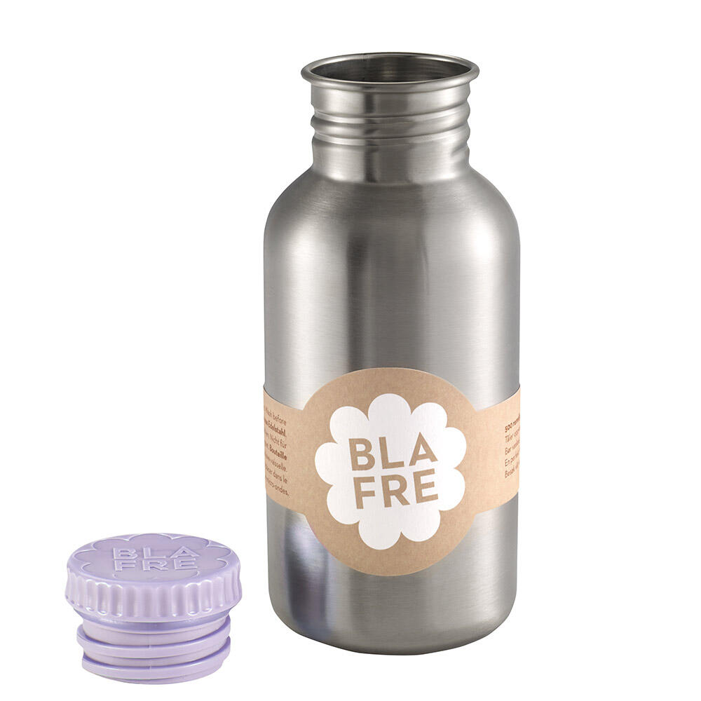 Stålflaske 500ml Lys Lilla - Image 3